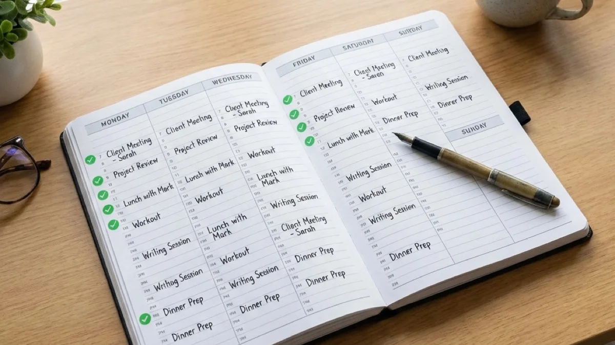 Секој слот пополнет, секој ден означен — недела без ниту една празнина