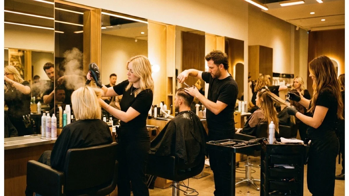 Секое столче зафатено, секој стилист зафатен — целосно букиран ден